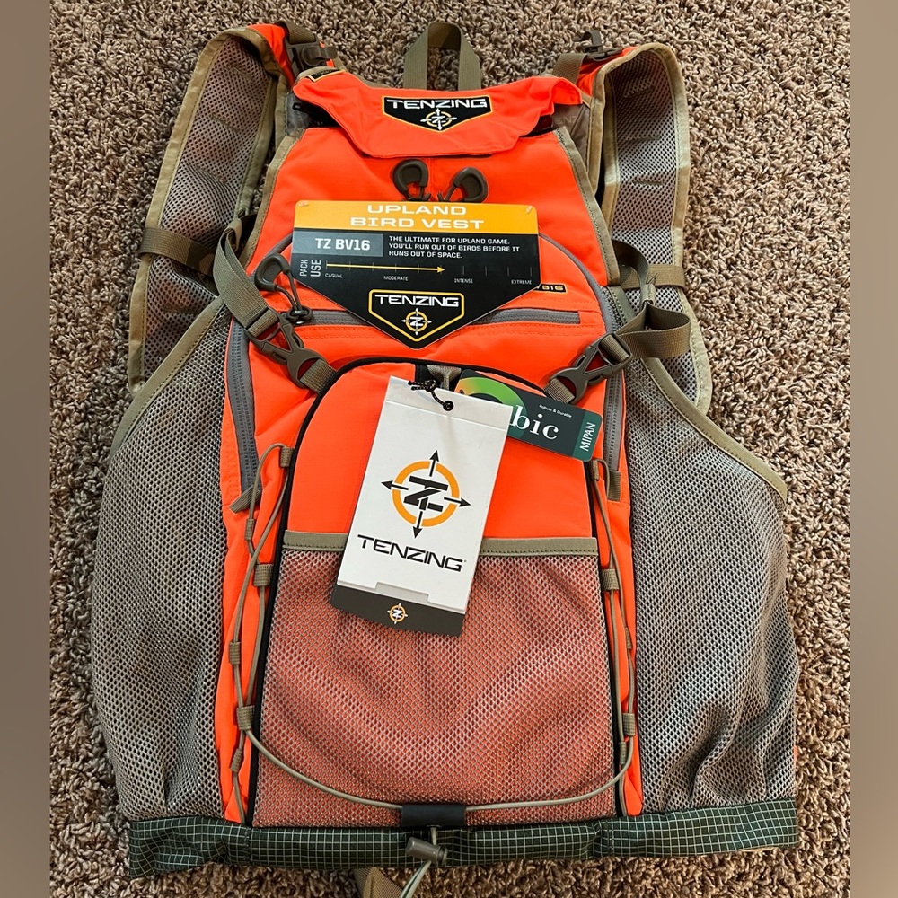TENZING 962207 - TZ BV16 Upland Bird Vest Medium-Large - New With Tags